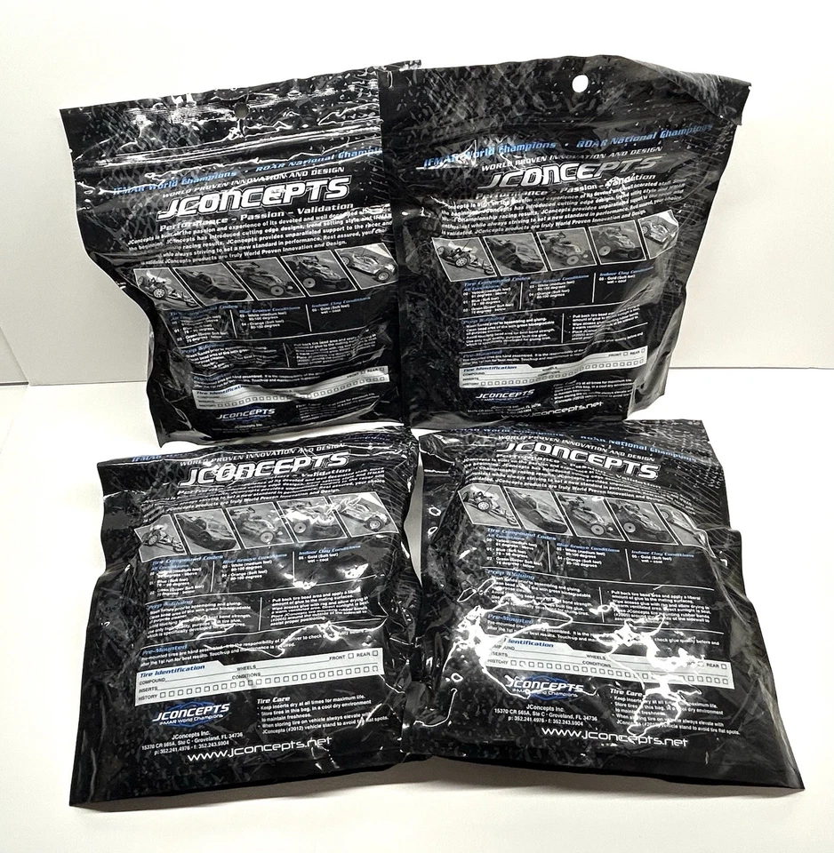 Jconcepts Dirt Webs 2.2 1/10 передняя шина для багги лот (4) RC10 B4 B4.2 B5 B5M B6 B7 - Изображение 4 из 4