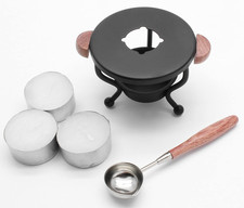 Wax Seal Warmer Kit Wax Melting Furnace Tool with Melting Spoon Kit  Tea Candle