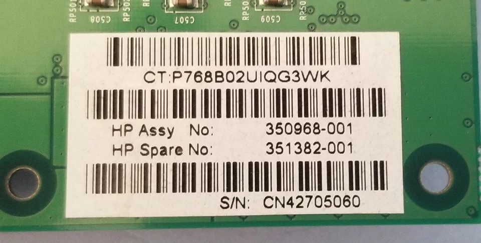 Nvidia QUADRO FX 1100 - 128MB dual DVI - AGP  card HP 350968-001 351382-001 - Image 3 of 4