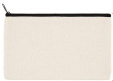 Small Canvas Zipper Pouch set of 4