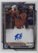 2024 Bowman Chrome Prospect Refractor 135/499 German Ramirez #CPA-GR Auto 2a9