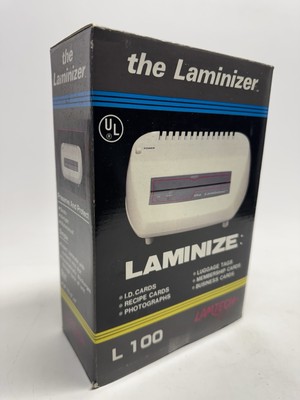 VINTAGE NOS The Laminizer L-100 Laminator By Lamtech Model RPA-100