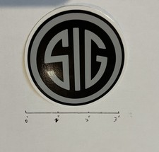 Sig Sauer Logo Sticker 3 Free Shipping
