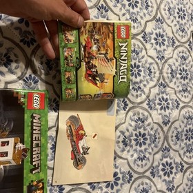Lot Of 3 Lego Instruction Manuals - Minecraft & Ninjago -  21123. 21145. 9441