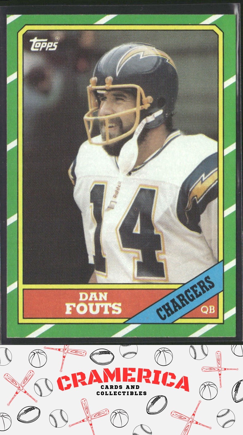 Dan Fouts 1986 Topps #231 San Diego Chargers