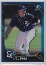2016 Bowman Draft Chrome Top Prospects Blue Refractor Javy Guerra Javier 0w7