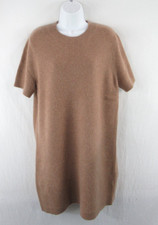 Quince Women's 100% Mongolian Cashmere Short Sleeve Tunic Sweater Size XL #C644