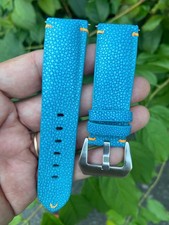 Blue Stingray Watch Strap Band 14mm 16mm 17 18mm 19mm 20mm 21mm 22mm 24mm 26mm