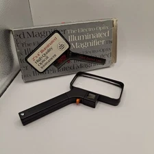 Electro-Optix Inc 2"×4" Illuminated High Quality Optical Instrument Magnifier 