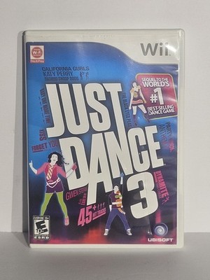 Nintendo Wii Just Dance 3 Music & Dance Video Game. CIB
