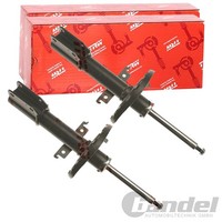 2X Trw Gasdruck StoßDÄMpfer Vorderachse Passend FüR Renault ScÉNic Iii (Grand)