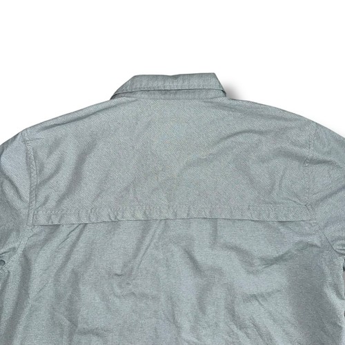 Filson Short Sleeve Button Up Fishing Hiking Shirt Vented Men’s Medium Gray - Picture 4 of 7