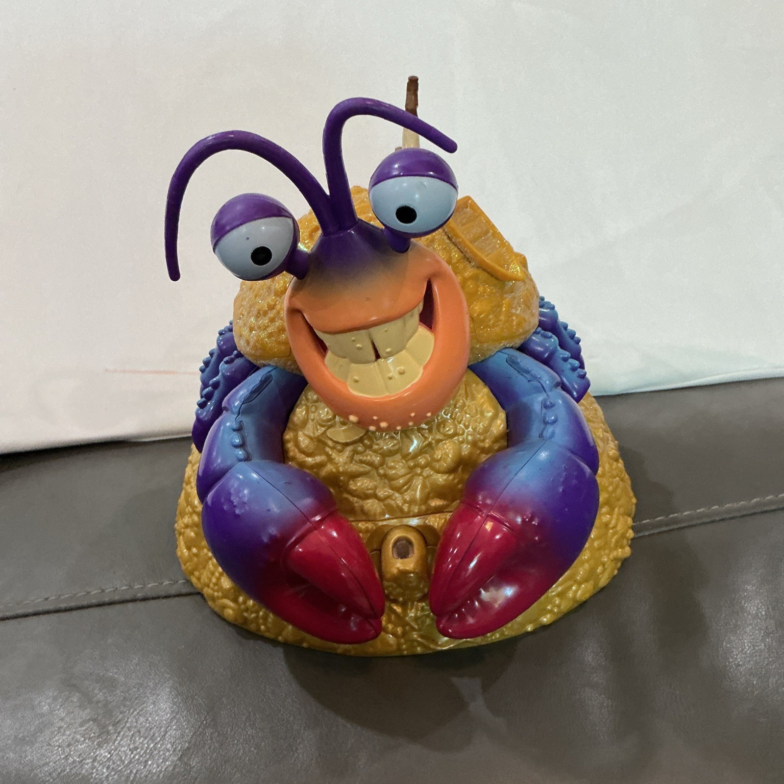 Disney Moana Tamatoa Crab Musical Jewelry Box With Ring Working Lights And Sound