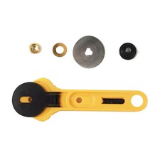45mm Rotary Cutter For Paper Cloths Leather Plastic Cutting Manual Tools zz
