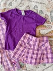 Vintage Gymboree 6 Pc Lot Girls 4 5 Floral Embroidered Outfit Shoes 11C — photo 4