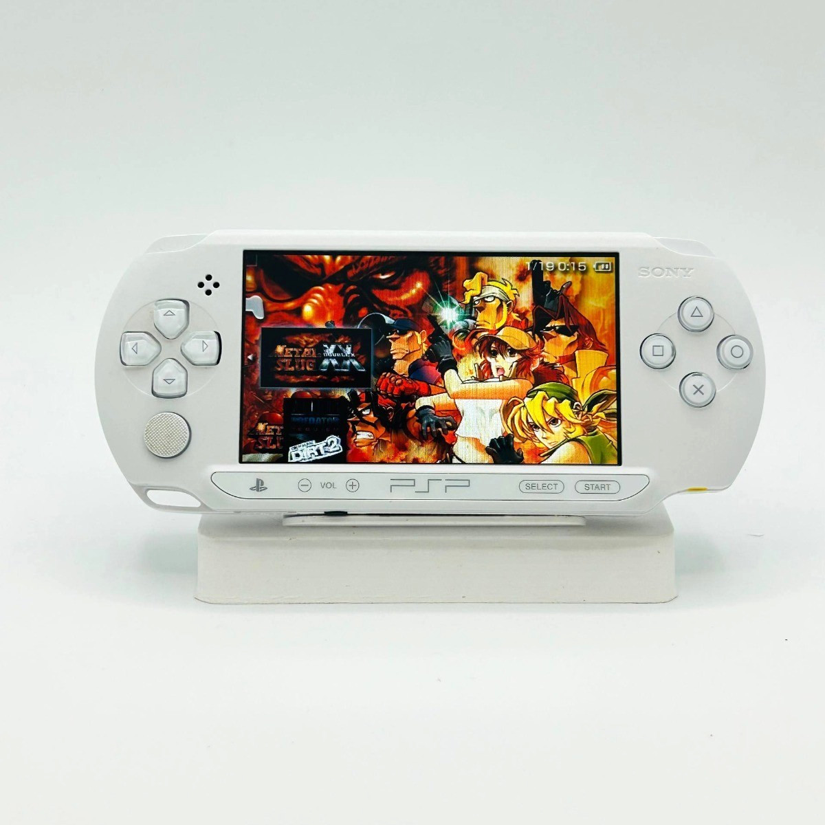 Sony Psp Street E-1004 Console Portatile Bianca Personalizzata Testata