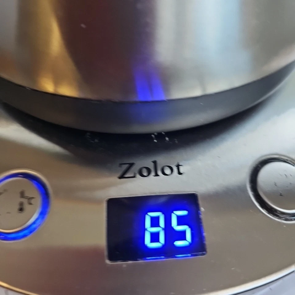 Zolot Electric Gooseneck Kettle Stainless Steel Finish Model SKY-001 WORKS 1689 - Image 4 of 4