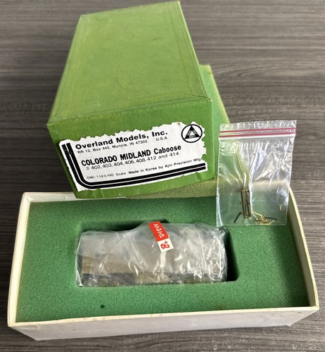 Caboose de madera Overland Models, Inc. HO latón #OMI-1163 Colorado Midland - ¡NUEVO EN CAJA! | Zustand: New