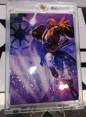 Star Wars 2025 Galaxy Mace Windu card # 31 Color Match  /125