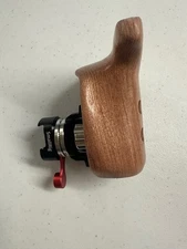 Smallrig Right Side Wooden Handgrip Grip with NATO Mount Clamp