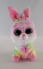 Ty Beanie Boos LOLLIPOP the Bunny 6" Plush Stuffed Animal Toy w/ Glitter Eyes