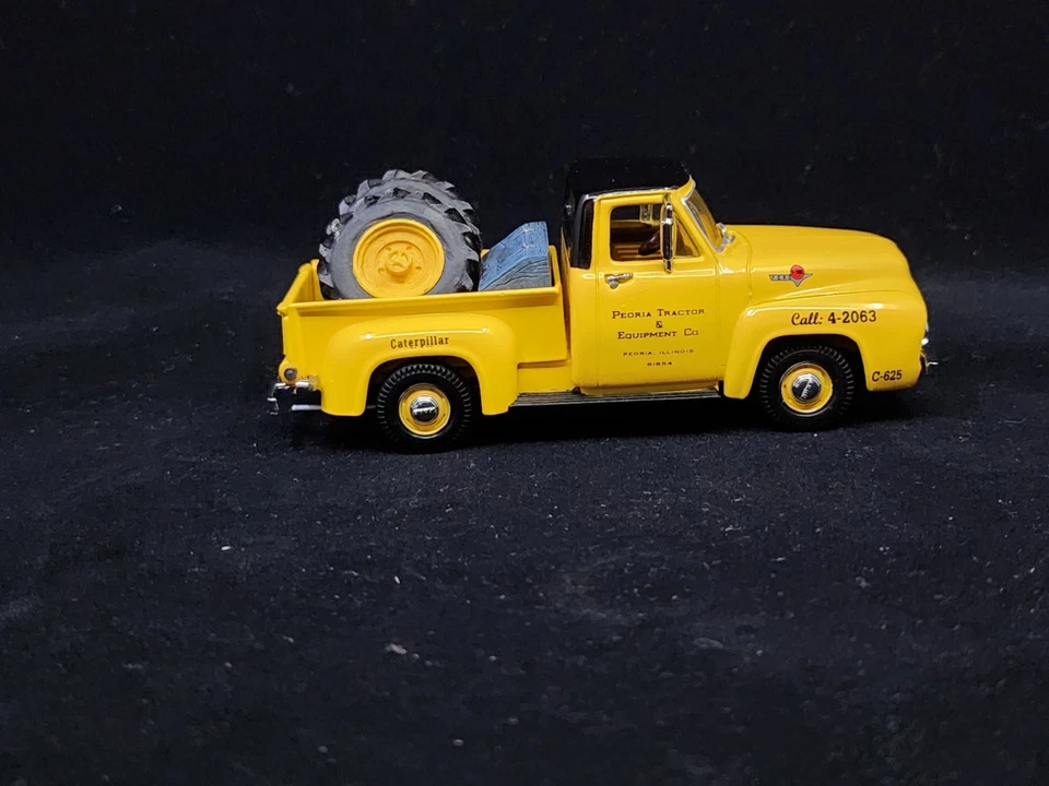 Caterpillar Branded 1955 Ford Pick-Up 1997 Matchbox® Collectibles Die-Cast 1/43 - Image 2 of 4