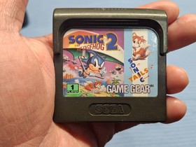 Sega Game Gear 1991 w/ Sonic 2 & AC Adapter | RECAPPED, CLEANED & TESTED