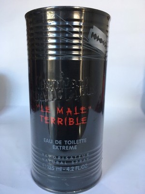 JPG  LE MALE '' TERRIBLE '' 4.2oz EDT EXTREME Spray for Men, 100% AUTHENTIC, RARE