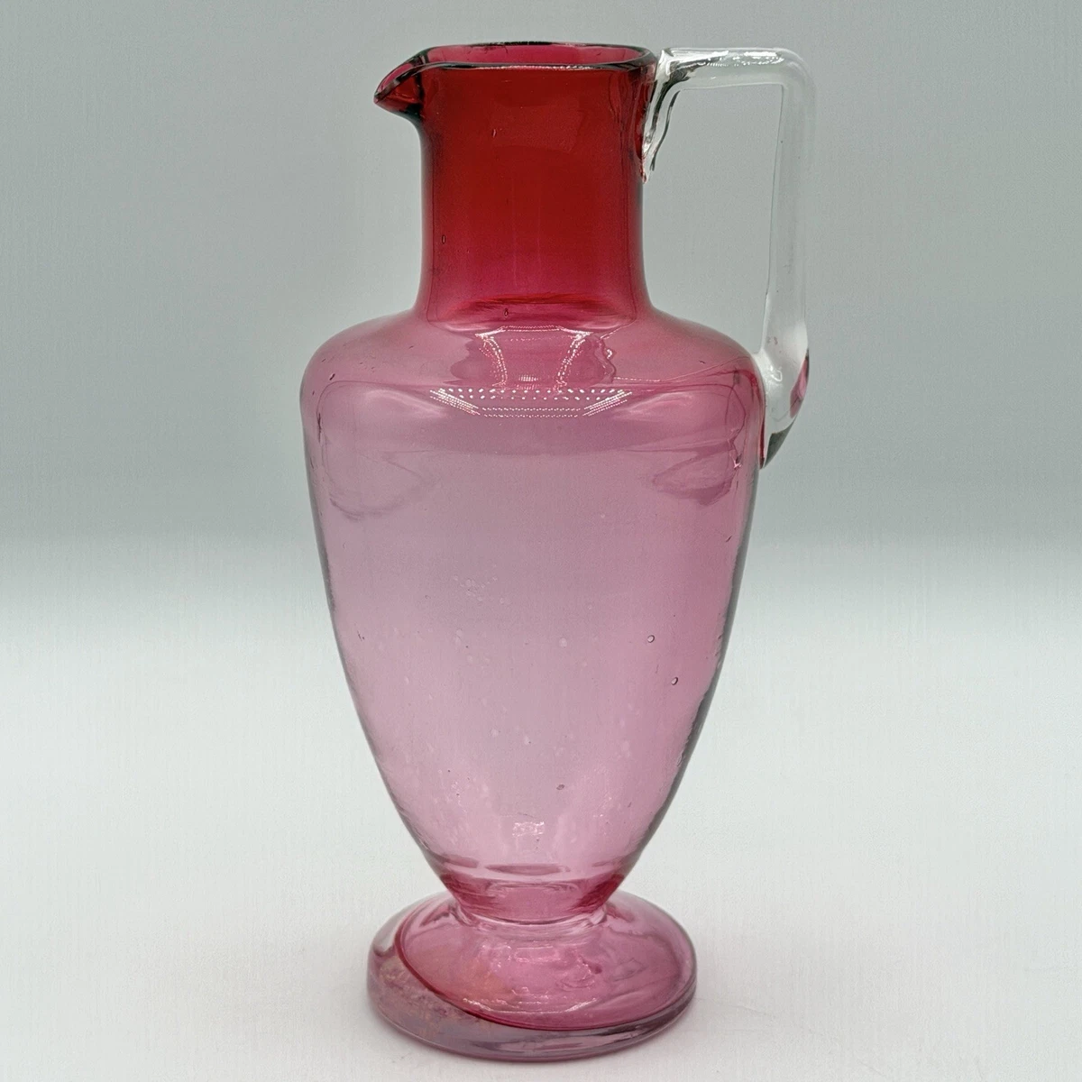 Glass Pink Collectible 1850-1899 Time Period Manufactured Jugs