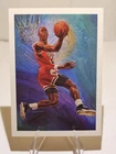 1990-91 NBA Hoops Illustrated Michael Jordan Card #358 Chicago Bulls [gls0606]