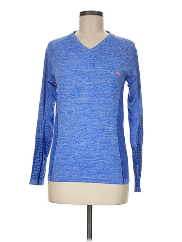 Mizuno, Mizuno Women Blue Long Sleeve T-Shirt M