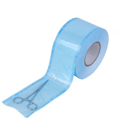 1 Roll Dental Self-Sealing Disposable Autoclave Sterilizing Pouch Bag 10cm×200m
