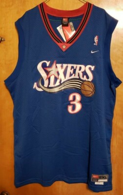 NIKE 76ERS IVerson(アイバーソン)2XLレプリカユニフォーム 90-00's NIKE TEAM ナイキ SIXERS IVERSON シクサーズ