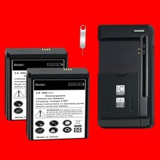 High Capacity 2x 4220mAh Battery Charger Stylus for Novatel Jetpack MiFi 6630L