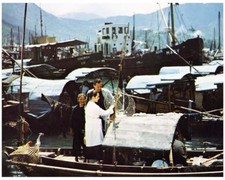 THE WORLD OF SUZIE WONG color 8x10 still NANCY KWAN & WILLIAM HOLDEN -- n448
