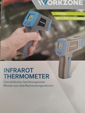 Workzone Infrarot Thermometer Infrarotthermometer bis 380&deg;C