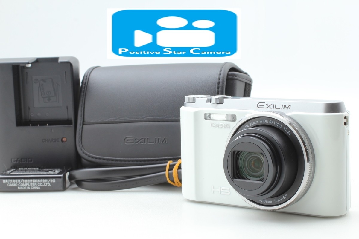 ?VIDEO?[MINT] Casio EXILIM EX-ZR1000 16.1MP White Digital Camera 