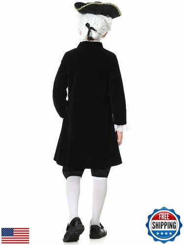 GRAJTCIN Kids Colonial Costume for Boys Historical Halloween George Washingto - Picture 3 of 5