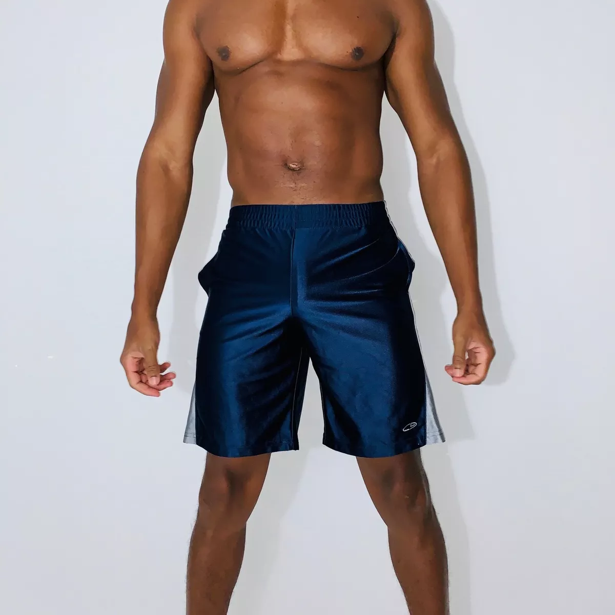 Mens shiny basketball shorts sale