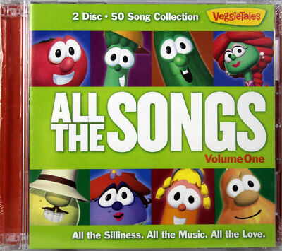 VEGGIETALES - ALL THE SONGS, VOL. 1 (CD) Ships W/O Case OR W Case