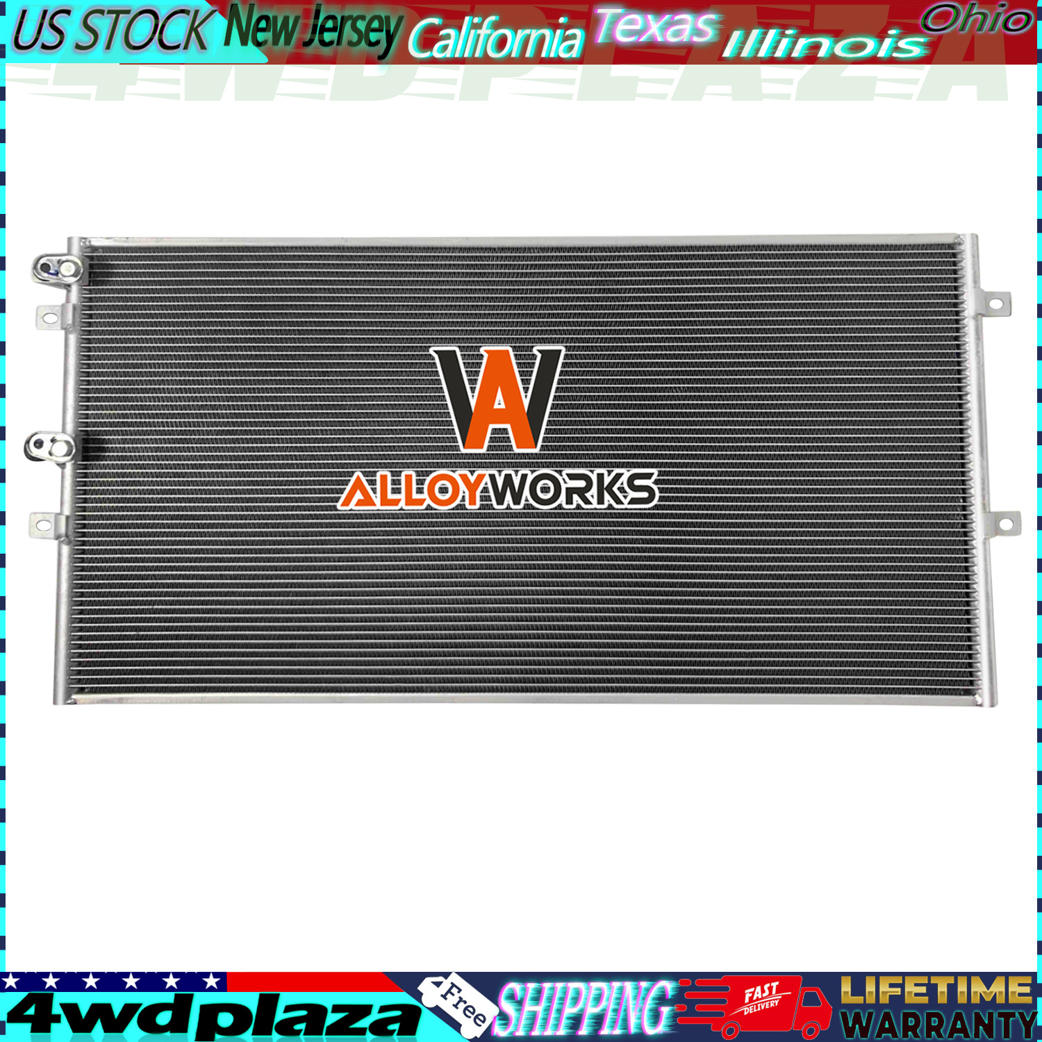 AC Condenser For Bentley Continental Gt Gtc Flying Spur W12 6.0L 2004-2014 2008