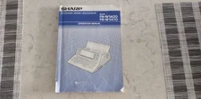 Sharp Personal Word Processor Typewriter Operation Manual Model PA-W1400/1410