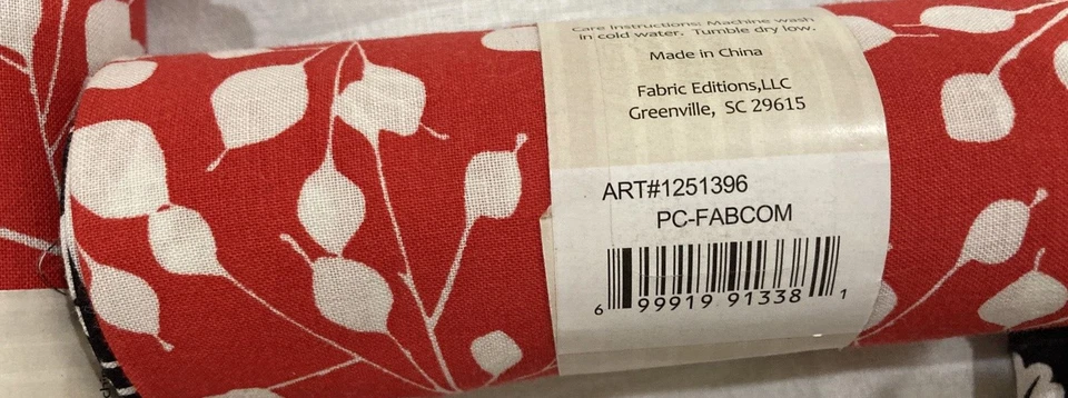 Fabric Companions fat quarter bundle of 14, 黑色, 红色, 白色, 棉, 全新 — 第 3/4 张图片