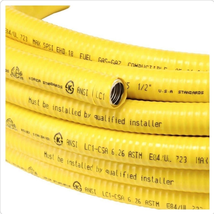 Home-Flex 1/2 in. CSST x 25 ft. Corrugated Stainless Steel Tubing | eBay
