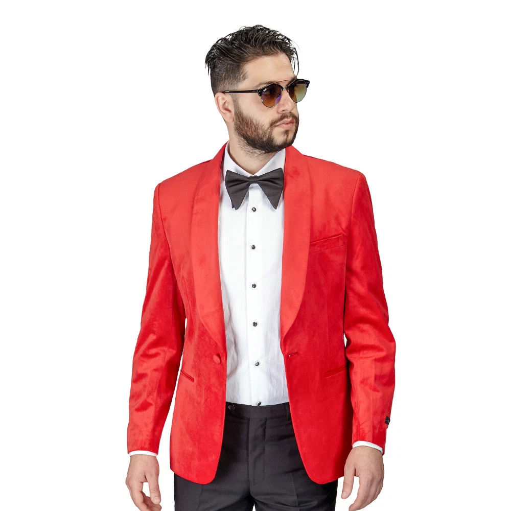 Men's red blazer slim fit new arrivals