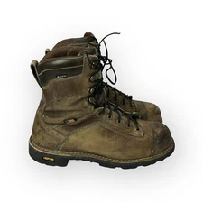 DANNER USA 17307 8" Quarry Goretex Steel Toe Brown Leather Boots Size 10.5 D