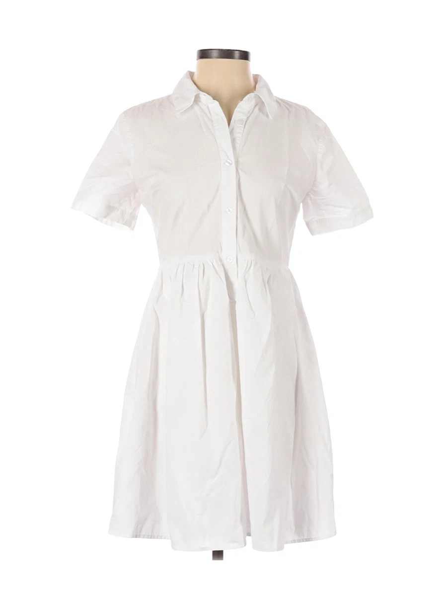 White collar sale shirt dress