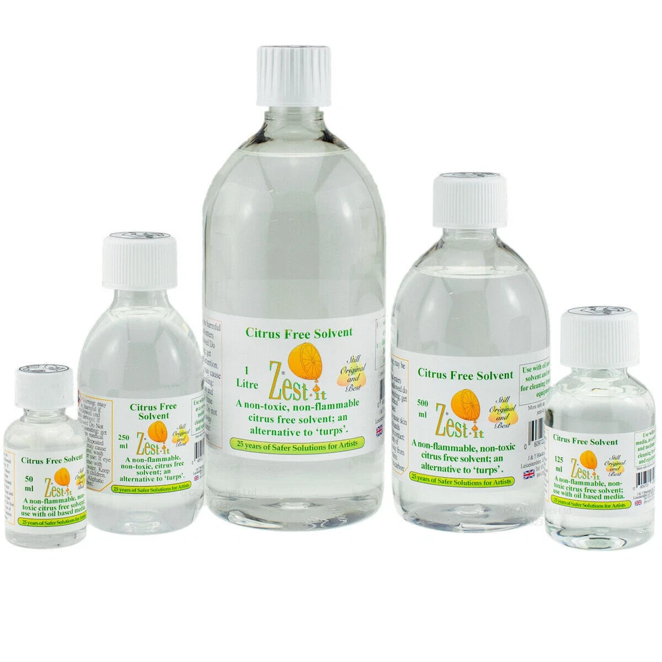 Zest It - Citrus Free Solvent - 50ml, 125ml, 250ml, 500ml, 1 Litre, 2.5 Litre