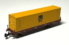 FR  Z-scale Container CAR (MSC), TAGAB THREE-T Swedish RR Freudenreich AB