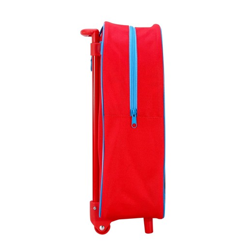 Avengers Trolley Foldable Wheeled Cabin Bag Luggage Kids Boys Red - Picture 4 of 9
